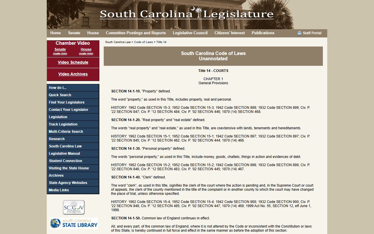 Abbeville County probate records South Carolina court statutes